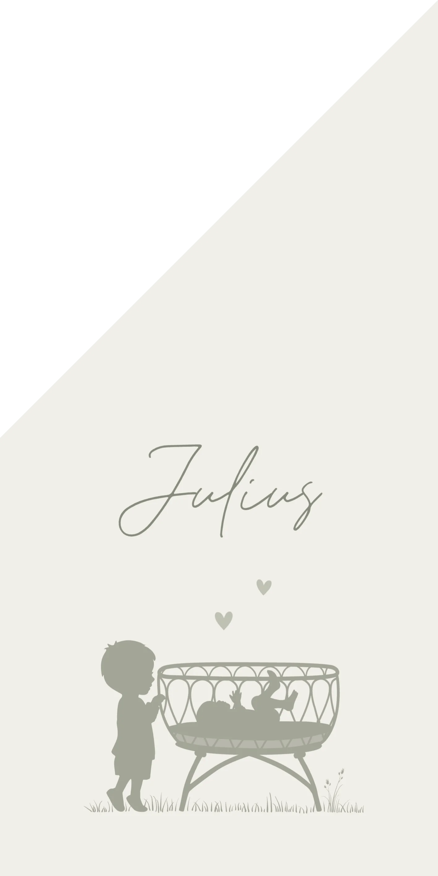 Silhouet grote broer