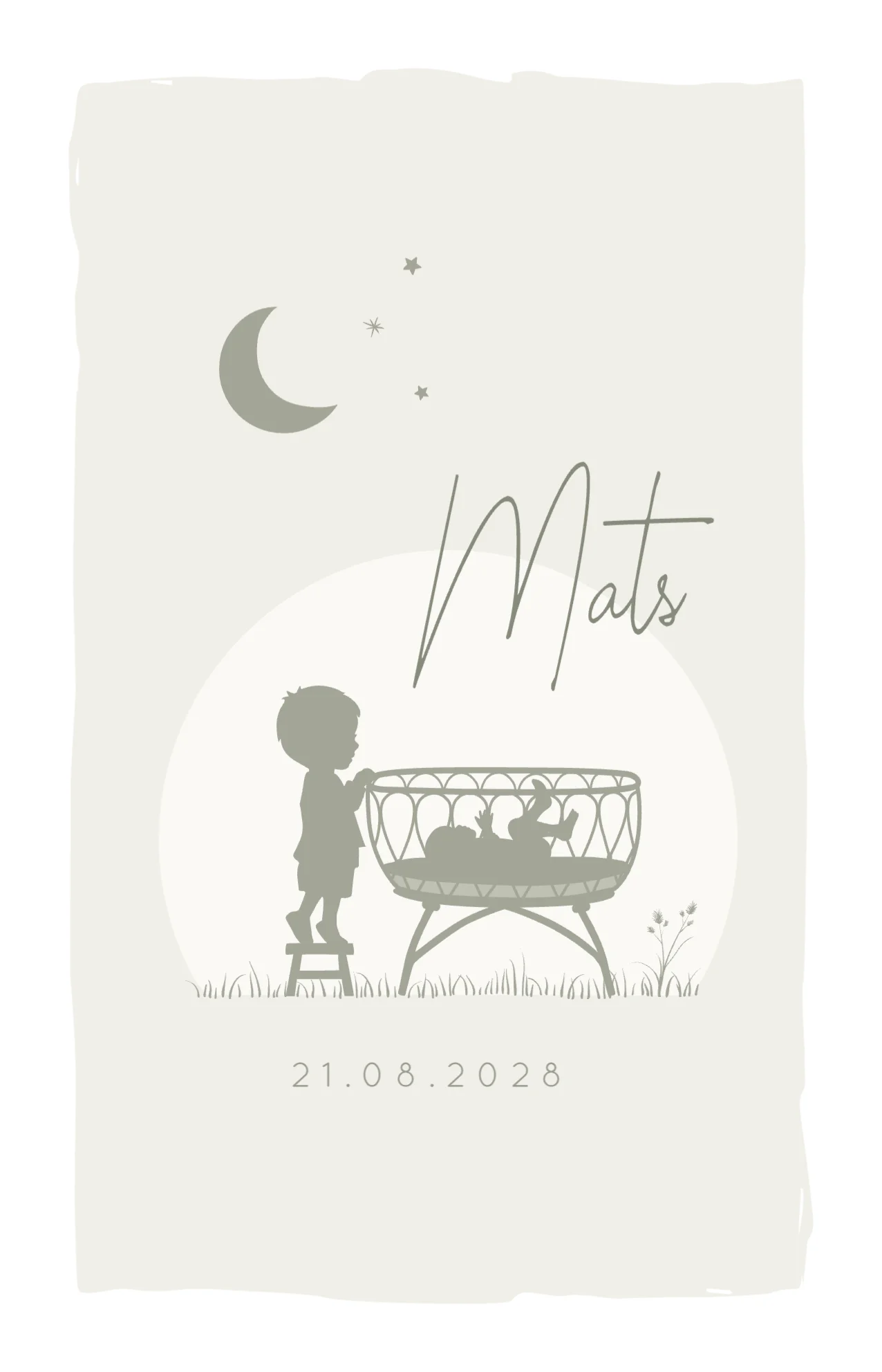 Silhouet grote broer