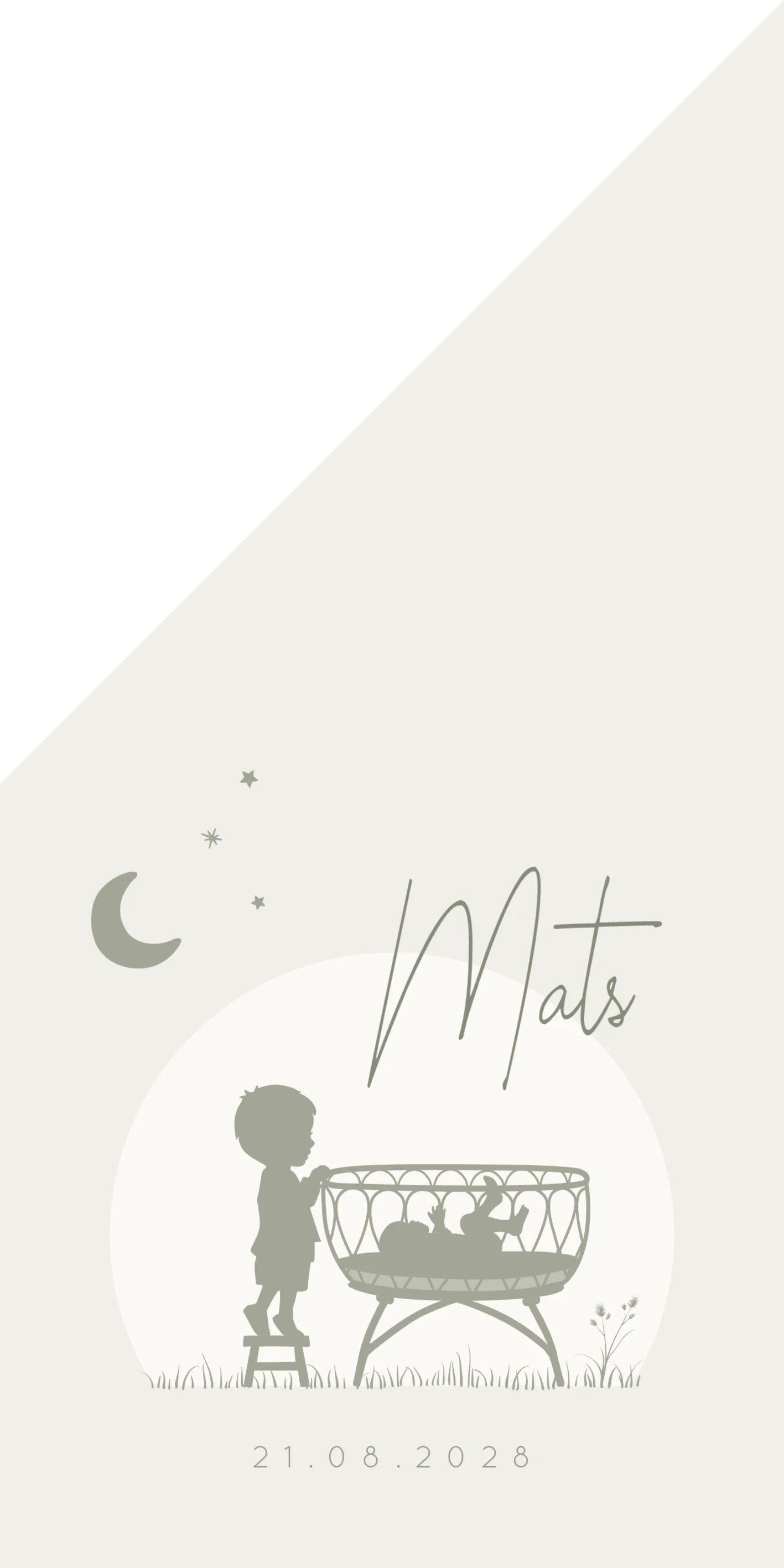 Silhouet grote broer