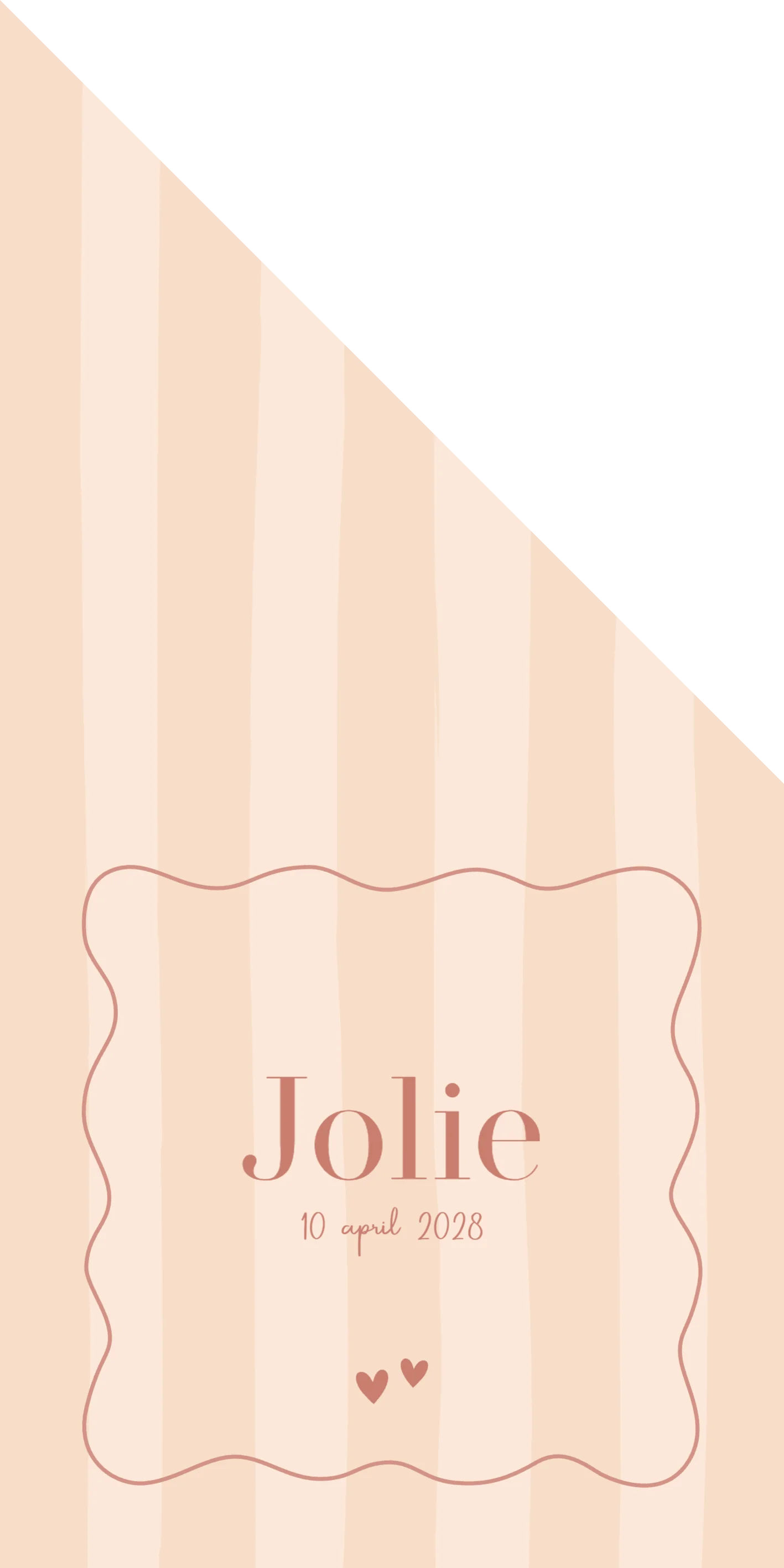 Streepjes met kader - Terug