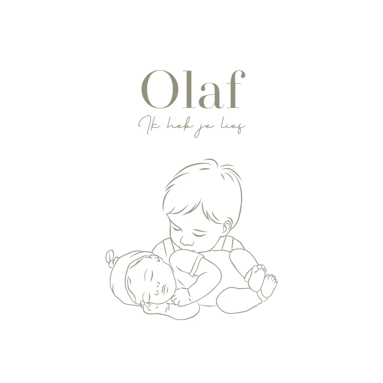 Grote broer met baby - Terug