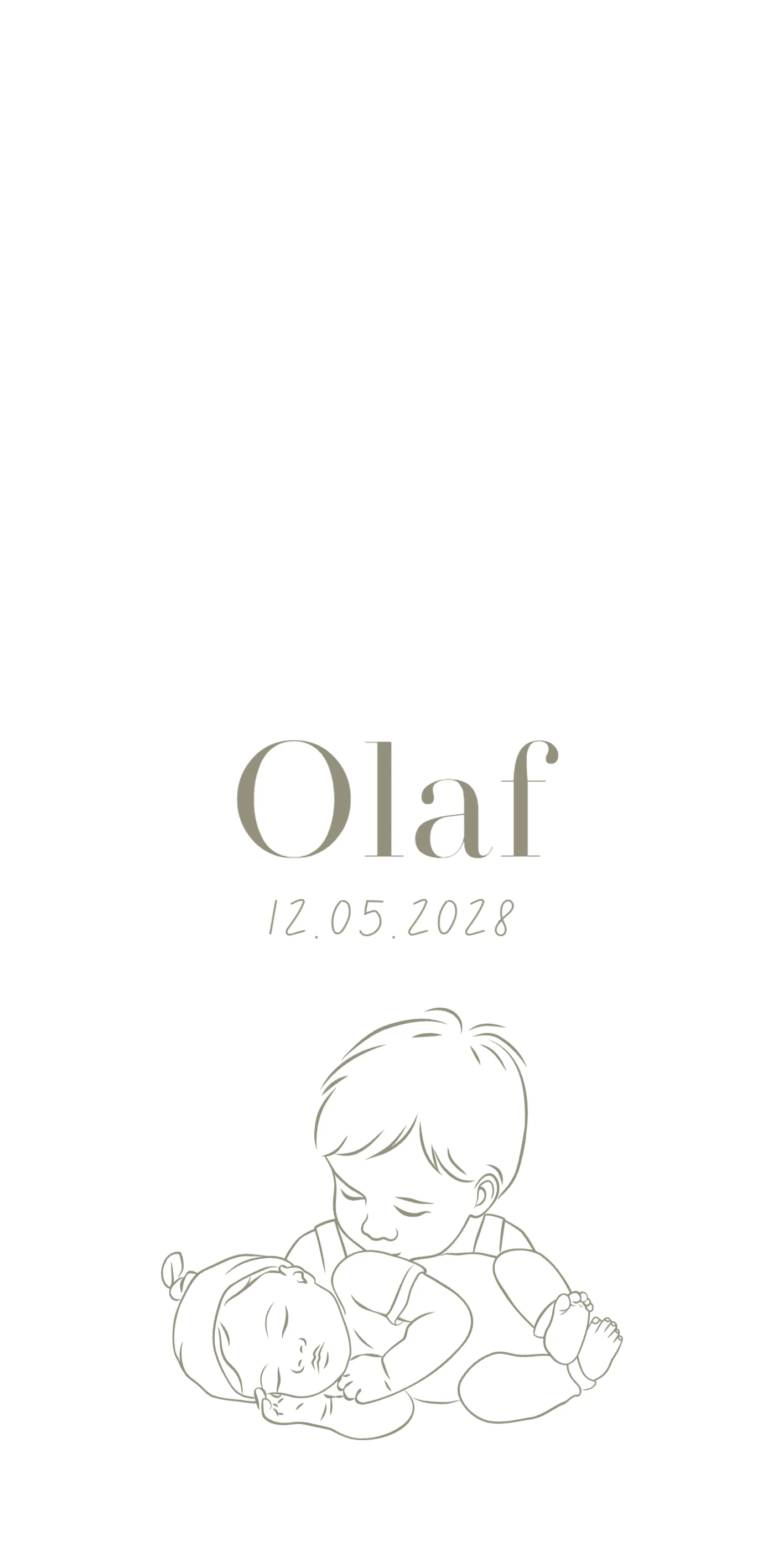 Grote broer met baby - Terug