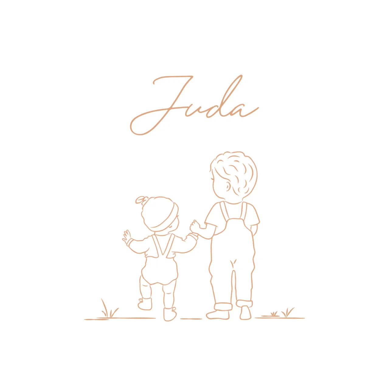 Lijntekening voor een tweede kindje
