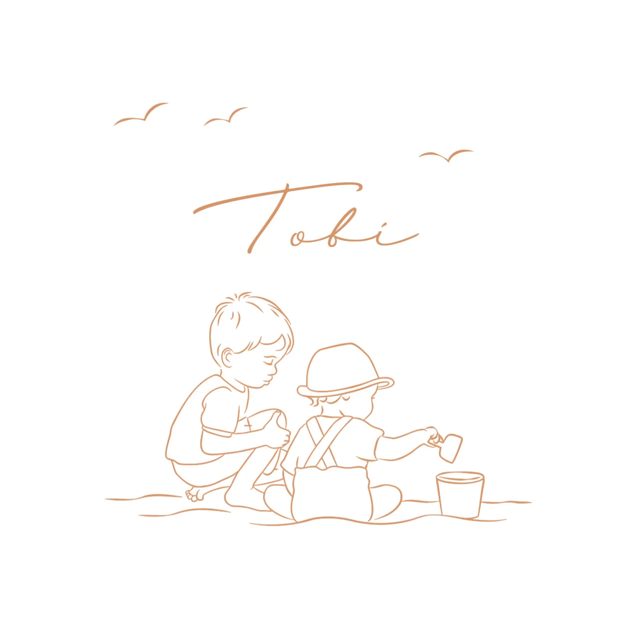 Kindjes op het strand - Terug