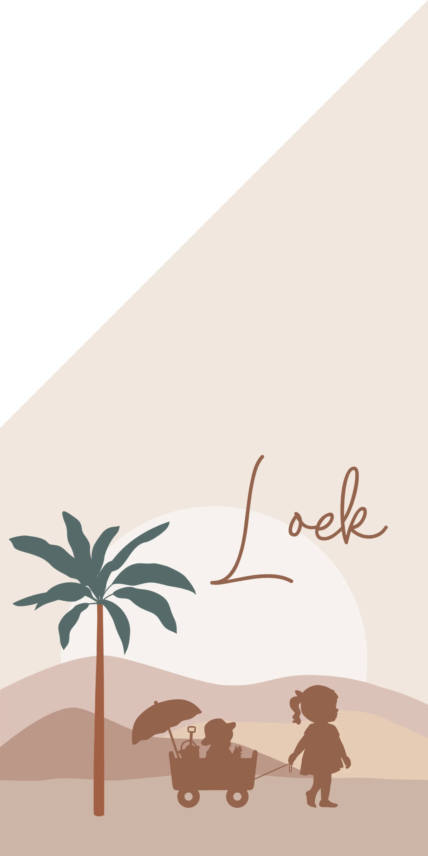 Silhouetjes met bolderkar