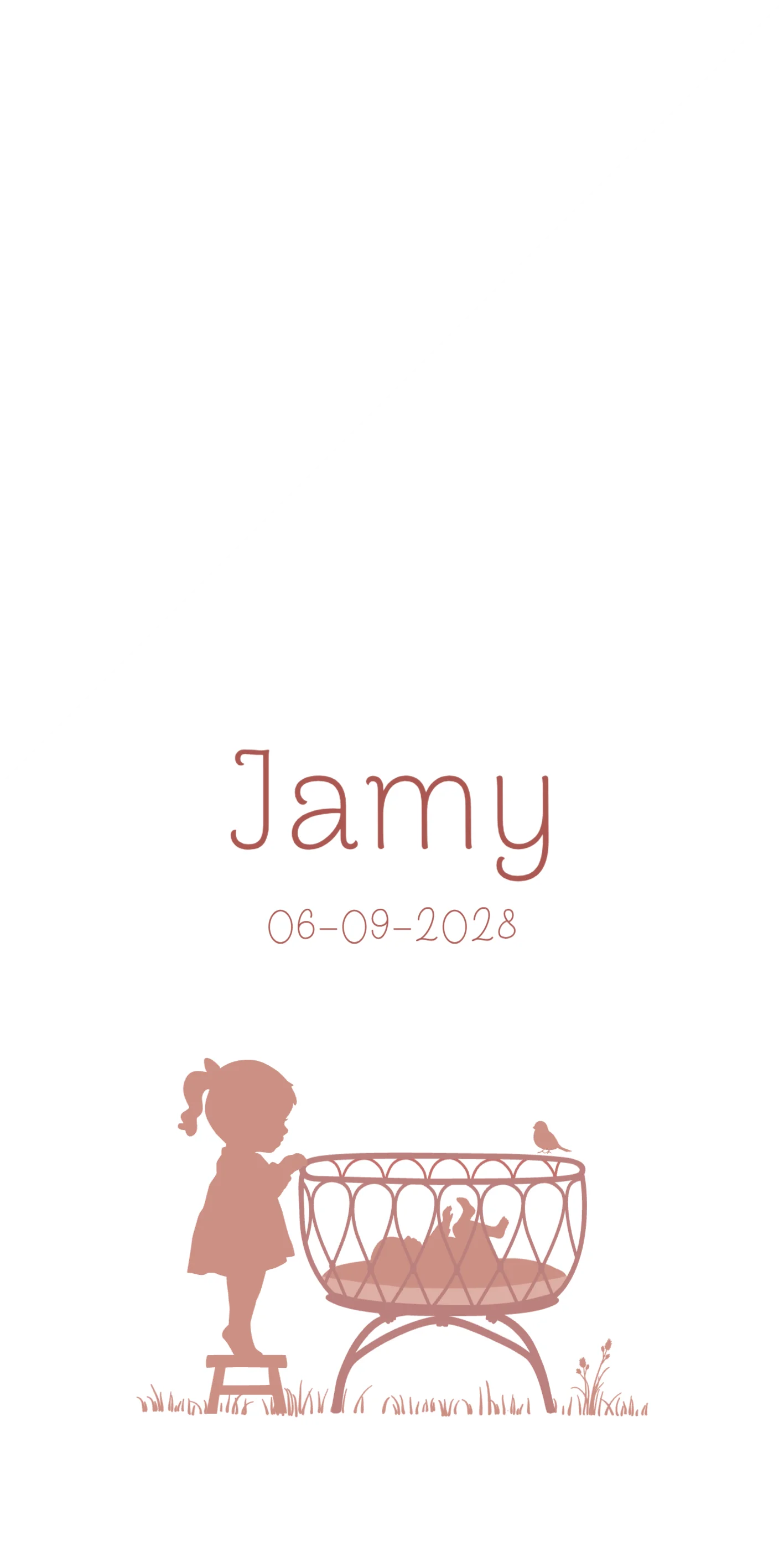 Zusje met baby