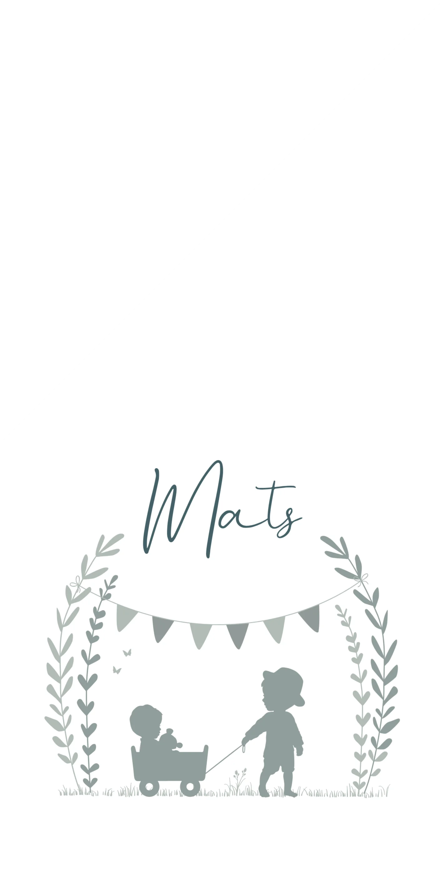 Broertjes met bolderkar