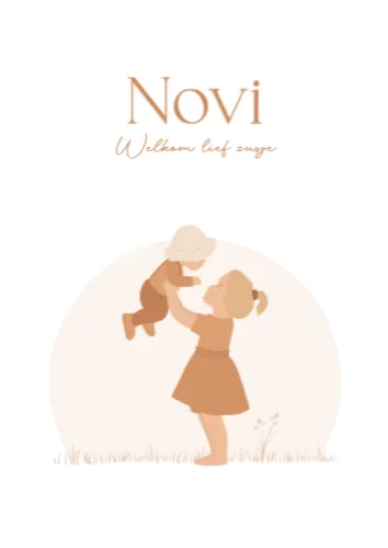 Staande enkele kaart