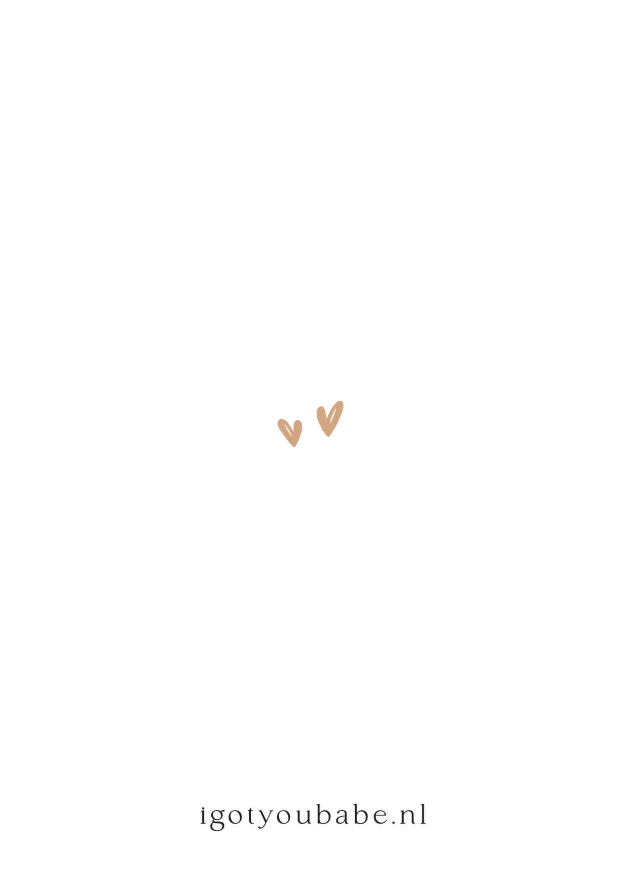 Geboortekaartje met foto - Terug