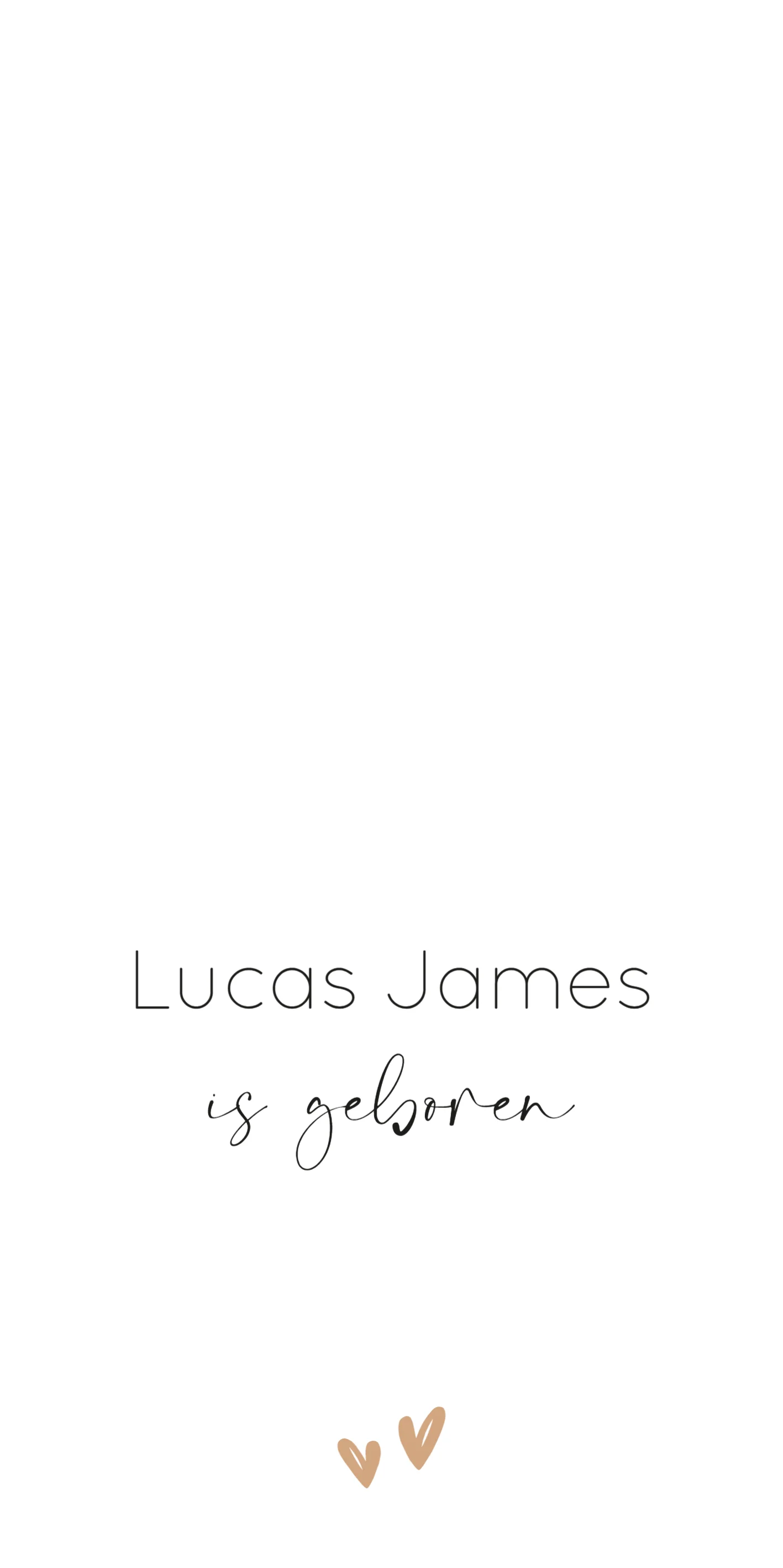 Geboortekaartje met foto - Terug