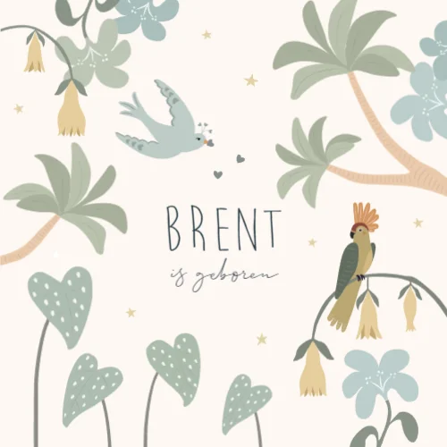 Vierkante gevouwen kaart