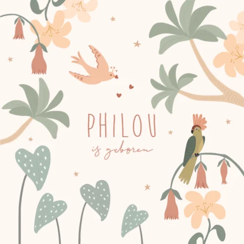 Vierkante gevouwen kaart