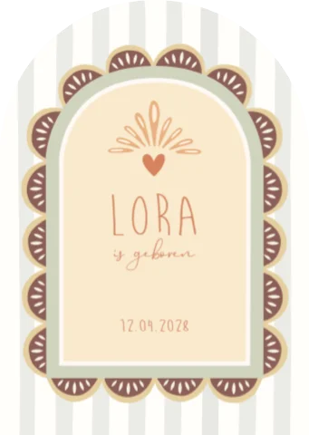 Staande enkele kaart