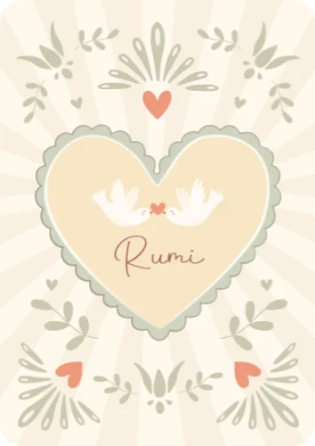 Staande enkele kaart