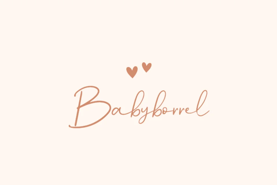 Liggende babyborrelkaart Ovaal