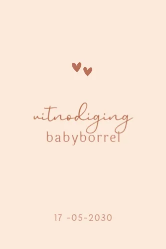 Babyborrelkaart