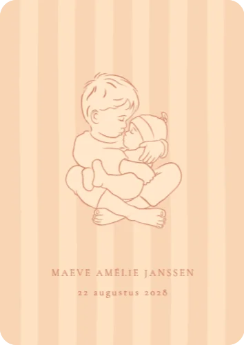 Staande enkele kaart