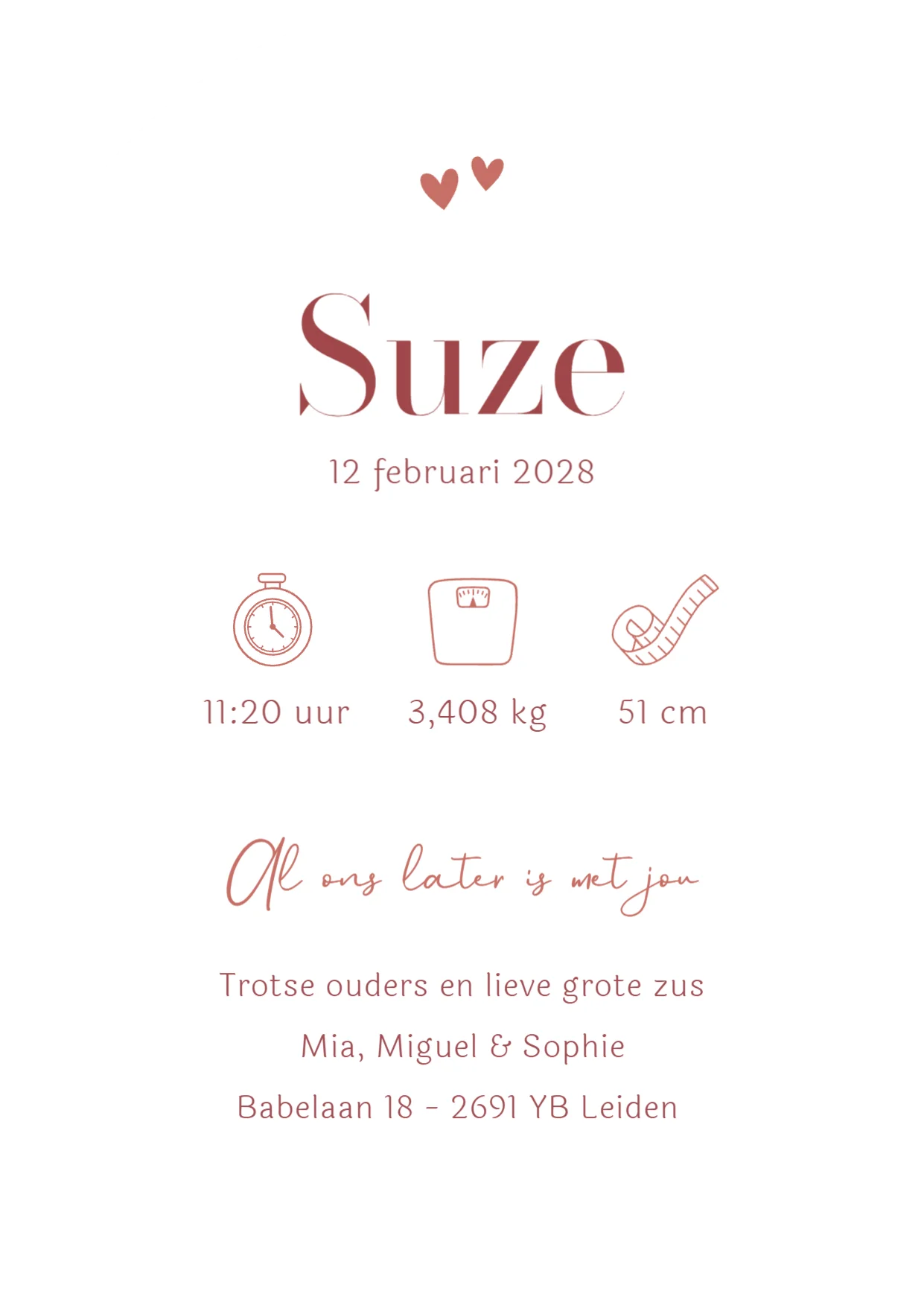 Staande enkele kaart Silhouet zusjes - Terug